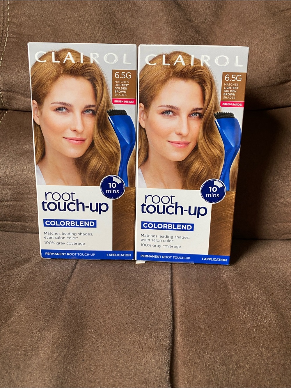 Clairol Root Touch-Up Colorblend 6.5G - Golden Brown set of 2